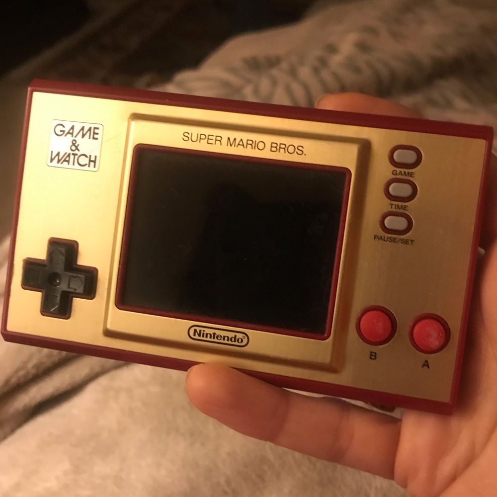 Nintendo Game And Watch Super Mario Bros Game And Watch Handheld System console